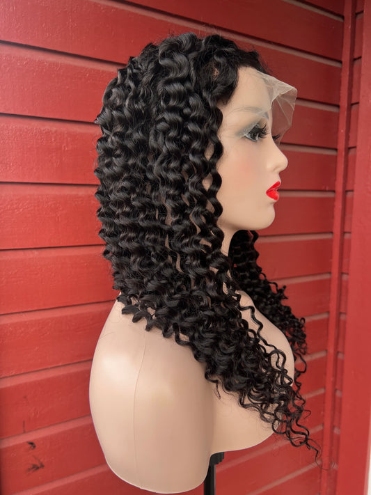 22" Deep Wave Wig - 100% Vietnamese Human Hair - Natural & Tangle-Free