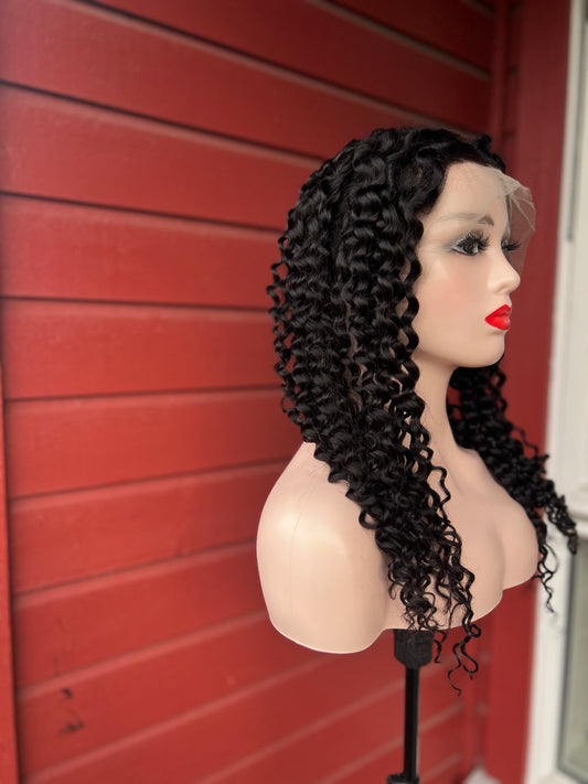 22" Deep Wave Wig - 100% Vietnamese Human Hair - Natural & Tangle-Free