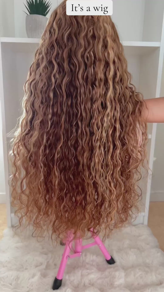 Human Hair Wig with Baby Hair - 80% Human Hair Blend